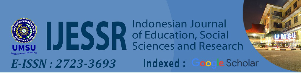 Indonesian Journal of Education, Social Science and Research
